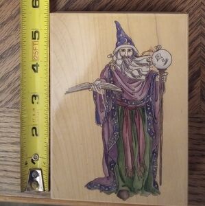 People themed Wooden rubber stamps